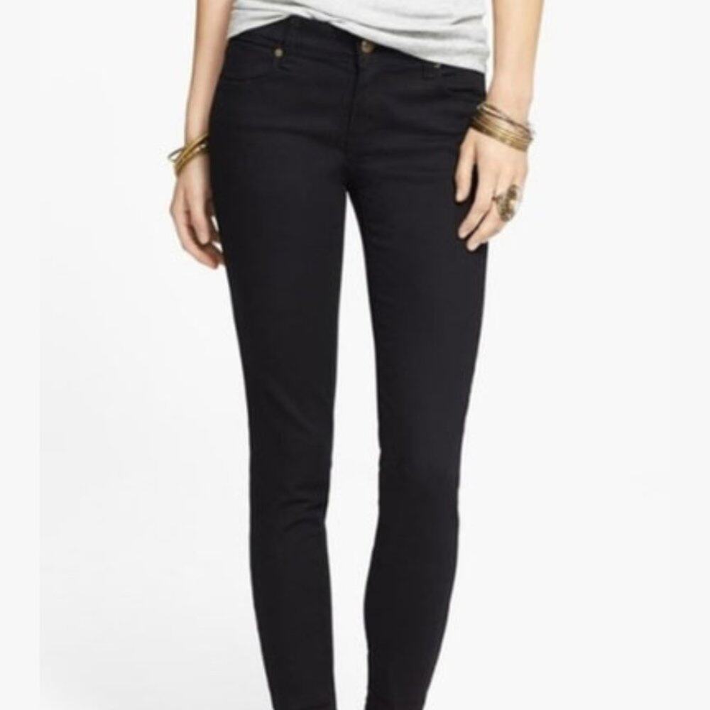Free People Women's Damask Jeans Black Skinny W 24R NWT